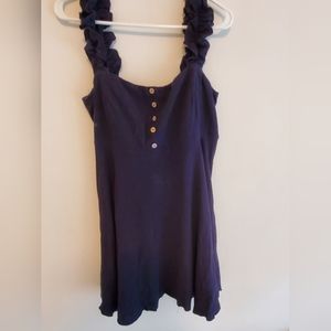 Lulu's navy blue mini dress